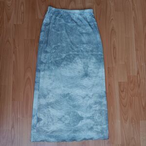 Reformation Tie Dye Mesh Lined Pull On knit Midi Pencil Skirt Size XS Beachy